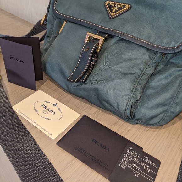 Prada: Nylon Tessuto Buckle Crossbody - Picture 9 of 9